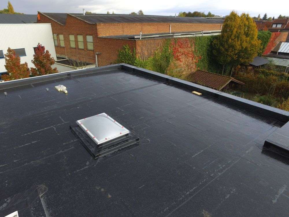 EPDM op plat dak aanbrengen in 0228